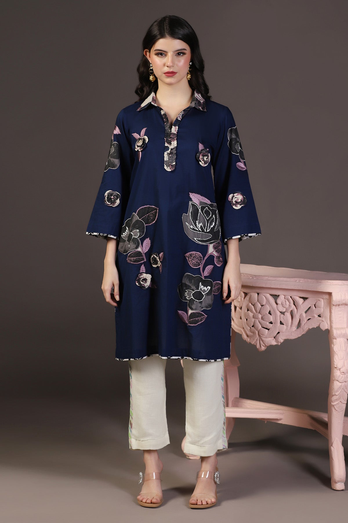 Mystical Ocean Blue Kurta Set