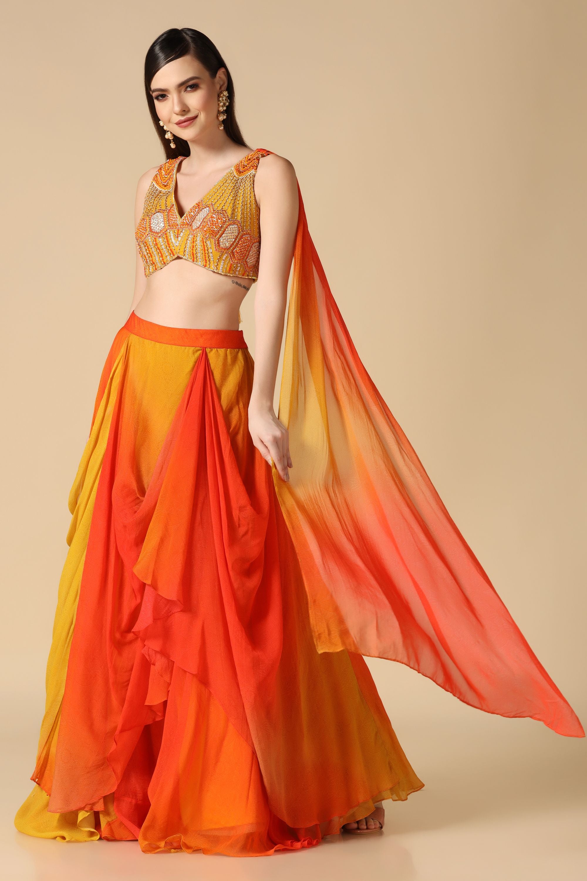 Shop Designer Pure Silk Bridal Lehenga Choli Online India & USA – Sunasa