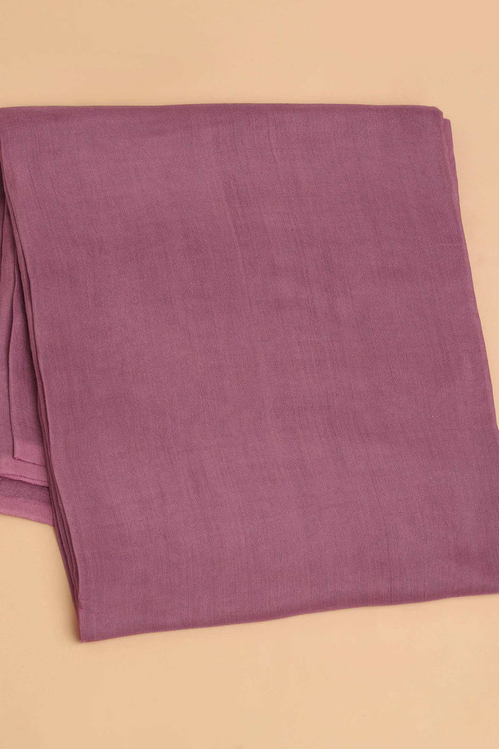 PURPLE UNSTITCHED SUIT WITH BOTTOM FABRIC & DUPATTA