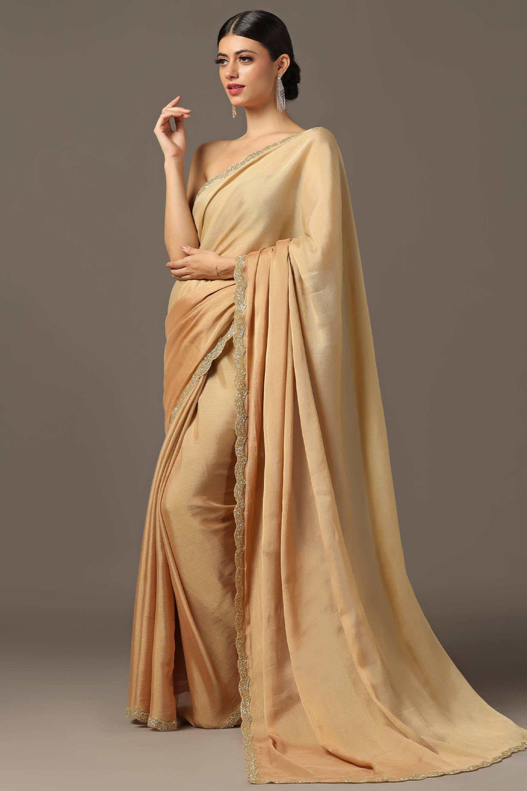 THE CLASSIC SHADES OF GOLD SAREE