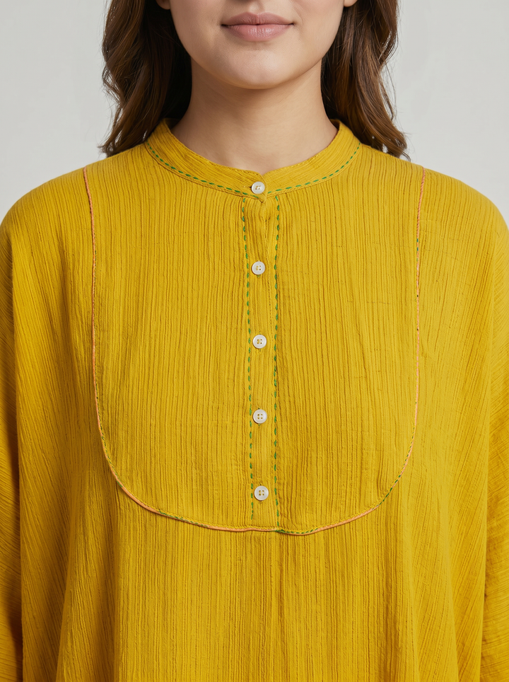 Mustard Yellow Relaxed Co-Ord Set