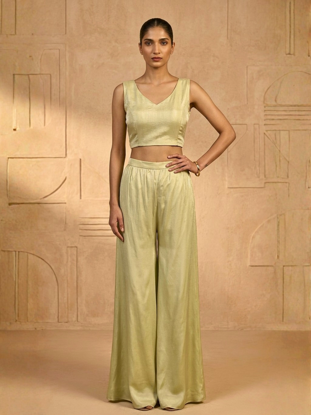 Pearl Cascade Embellished Cape Set