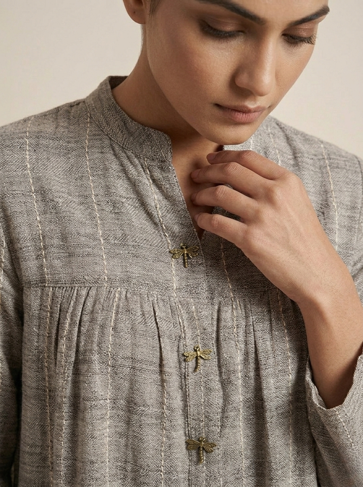 Haze Hand-loom Dress