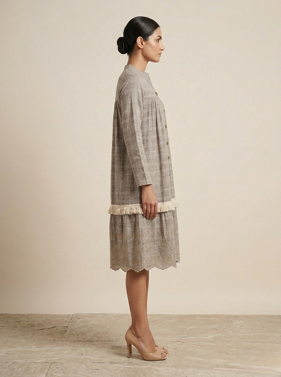 Haze Hand-loom Dress