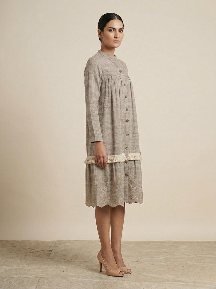 Haze Hand-loom Dress